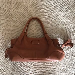Cognac leather Kate Spade bag